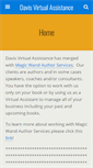 Mobile Screenshot of davisvirtualassistance.com